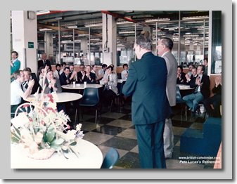 Pete, Arnold Sheead and guests